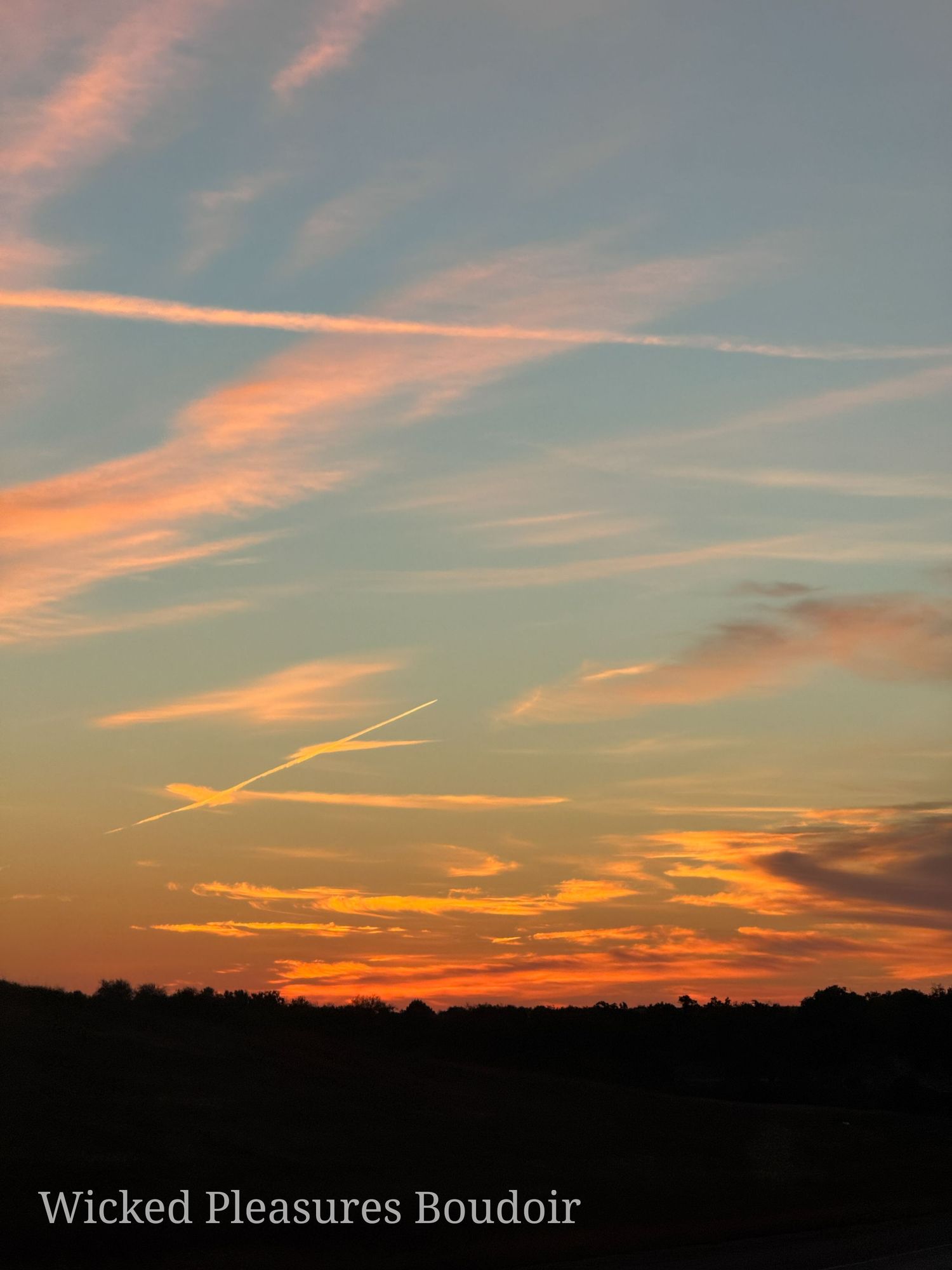 Sunset at crossing