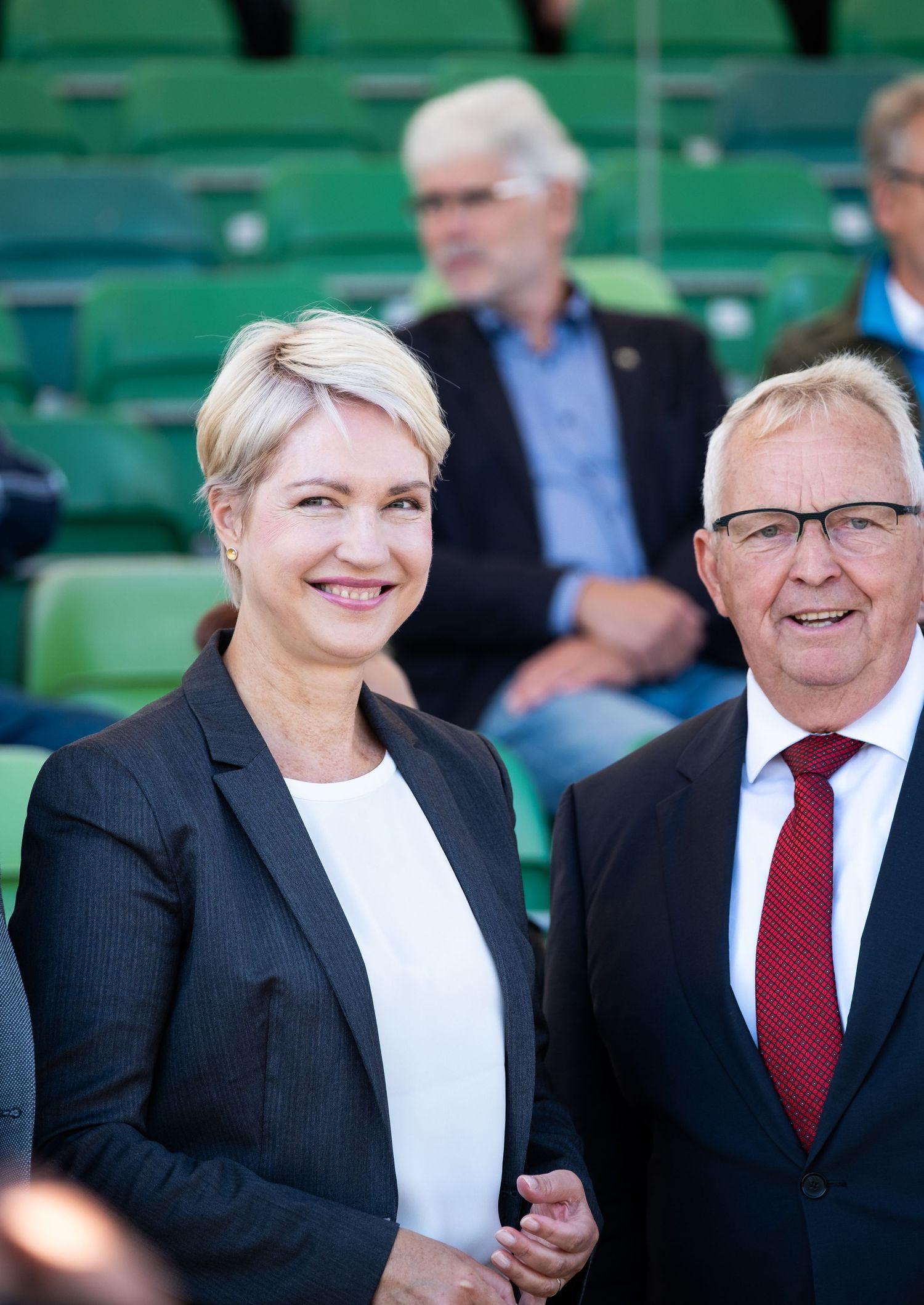 Manuela Schwesig und Till Backhaus auf der MeLa in Mühengeetz