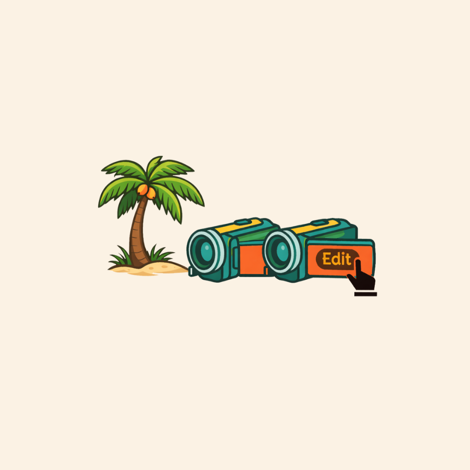 Destination Weddings for DIY wedding video magic with retro camcorder camera hire