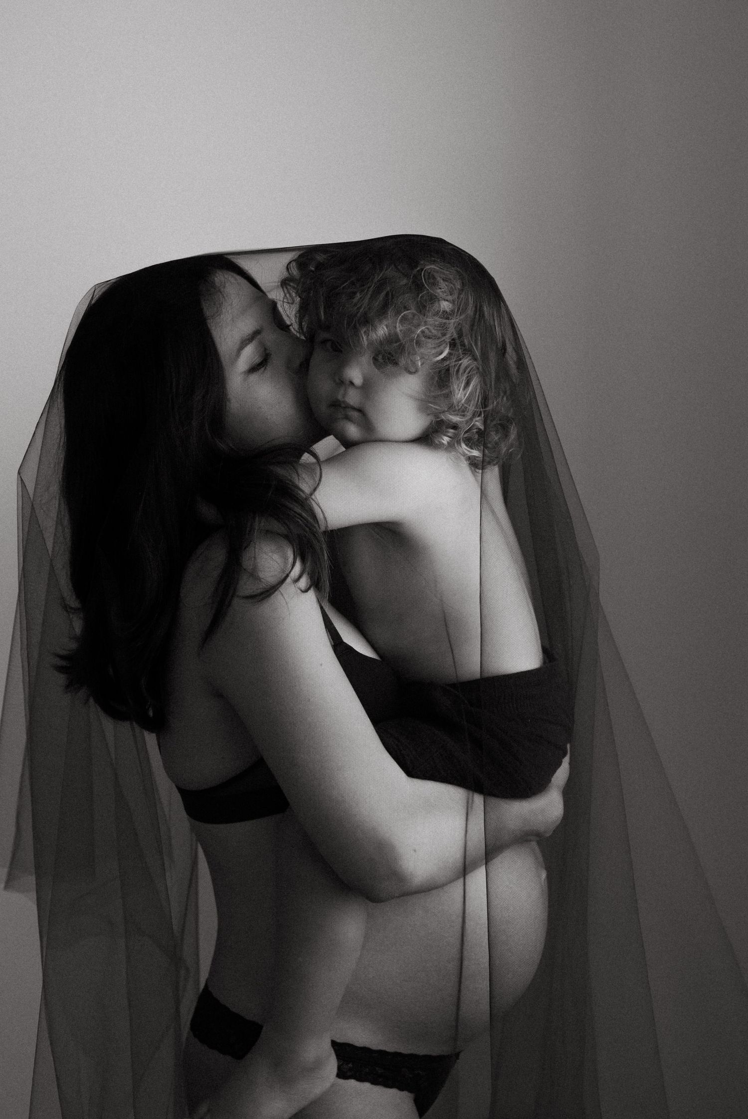 Studio Maternity Session with Toddler