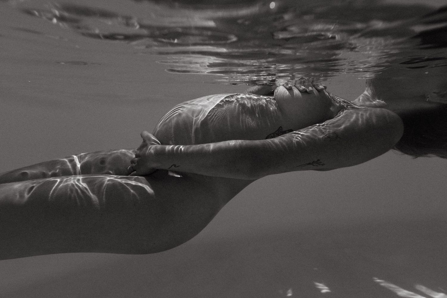 Underwater Maternity Session, Mermaid Maternity