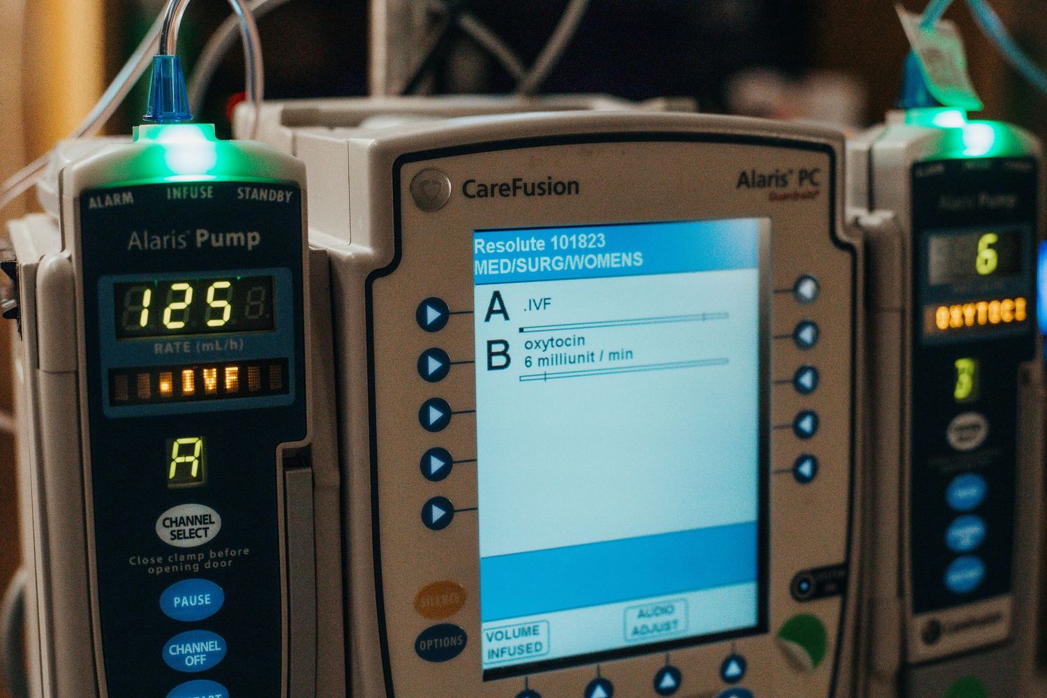 Pitocin and Saline Pump Machine