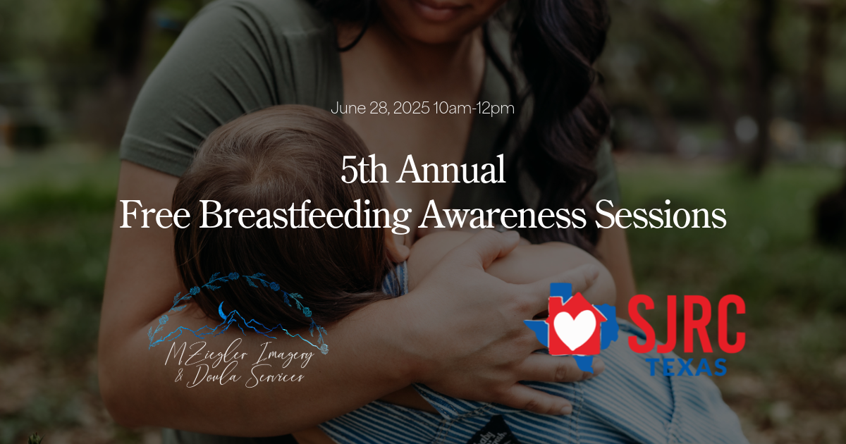 Ad graphic for breastfeeding sessions