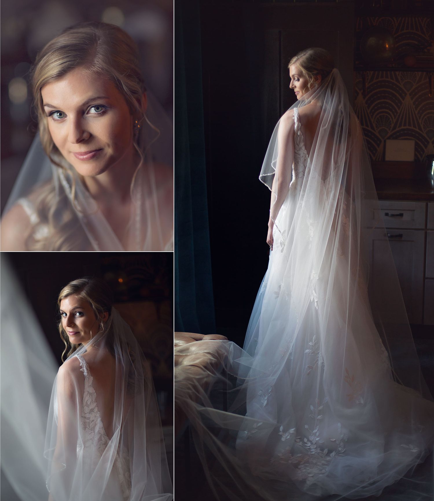 Old Daley on Crooked Lake Wedding bridal portraits