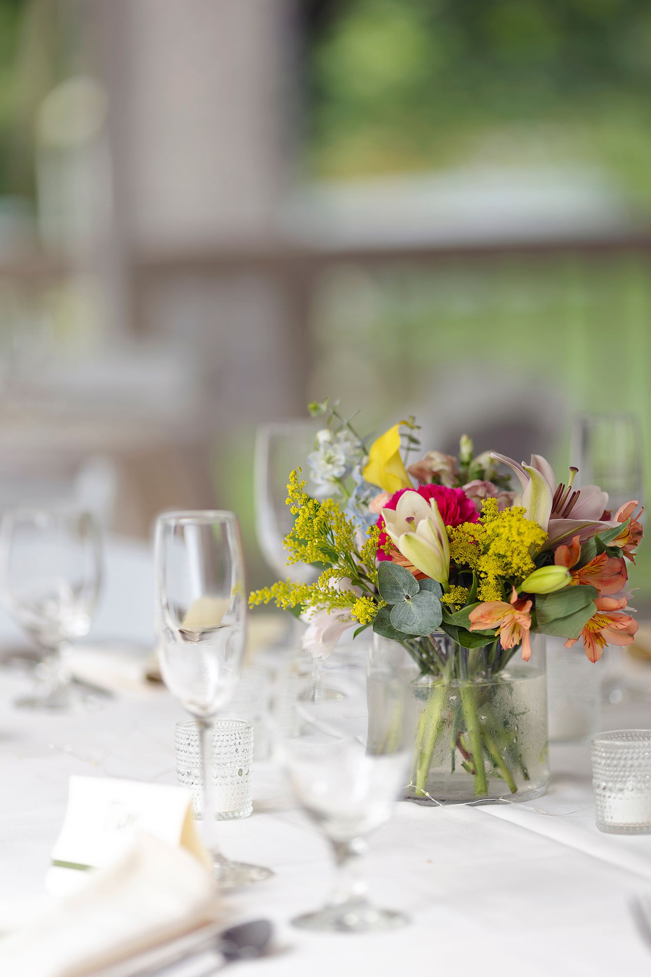 The Mansion of Saratoga wedding, reception table decor, centerpieces