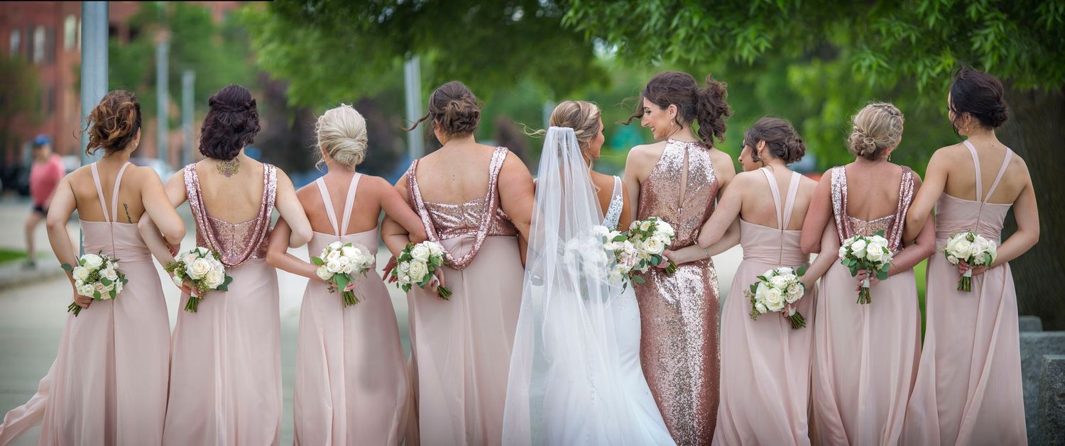 Franklin Plaza, Troy NY bride and bridal party