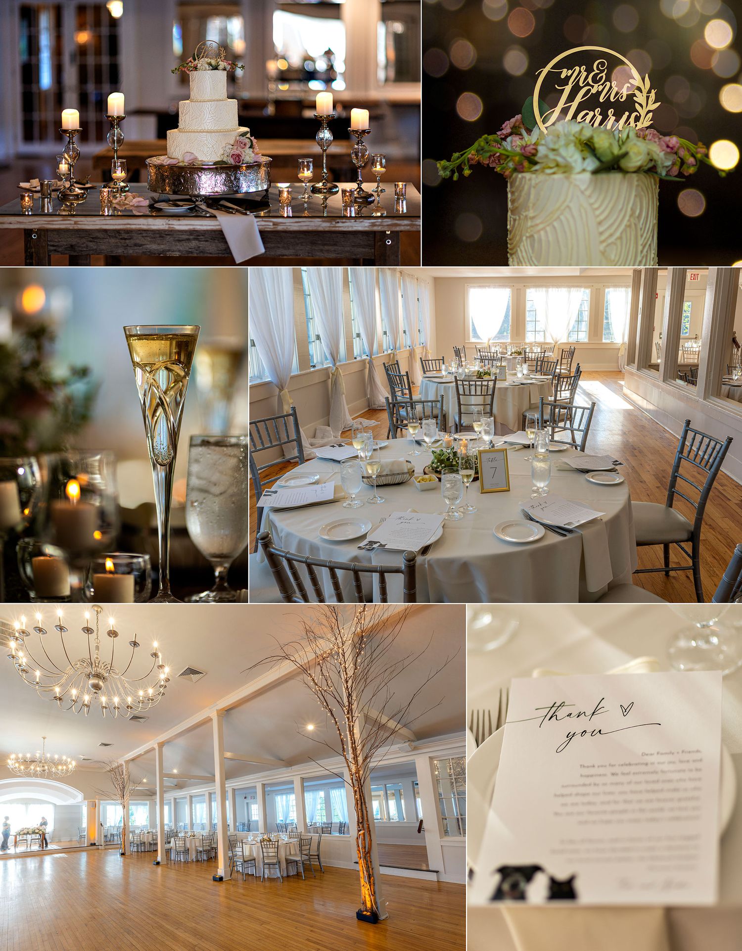 Old Daley on Crooked Lake Wedding reception details
