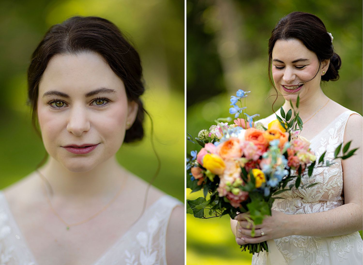 The Mansion Inn of Saratoga Springs NY Wedding Photography Bride Close-Up