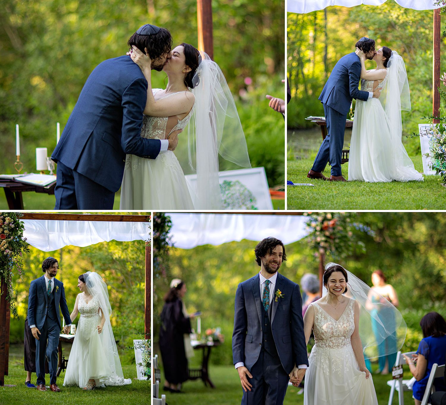 The Mansion Inn of Saratoga Springs NY Photography Jewish Wedding Ceremony