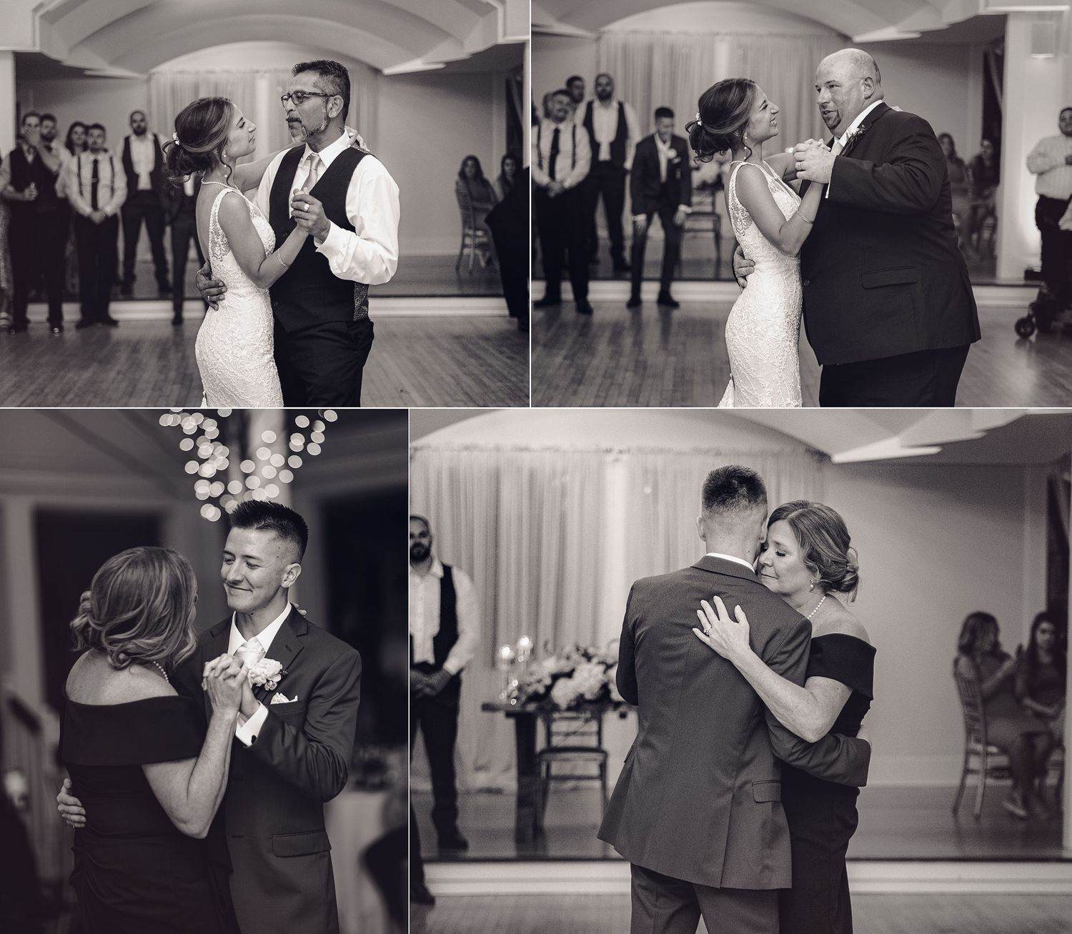 Old Daley on Crooked Lake Wedding bride and groom parent dances