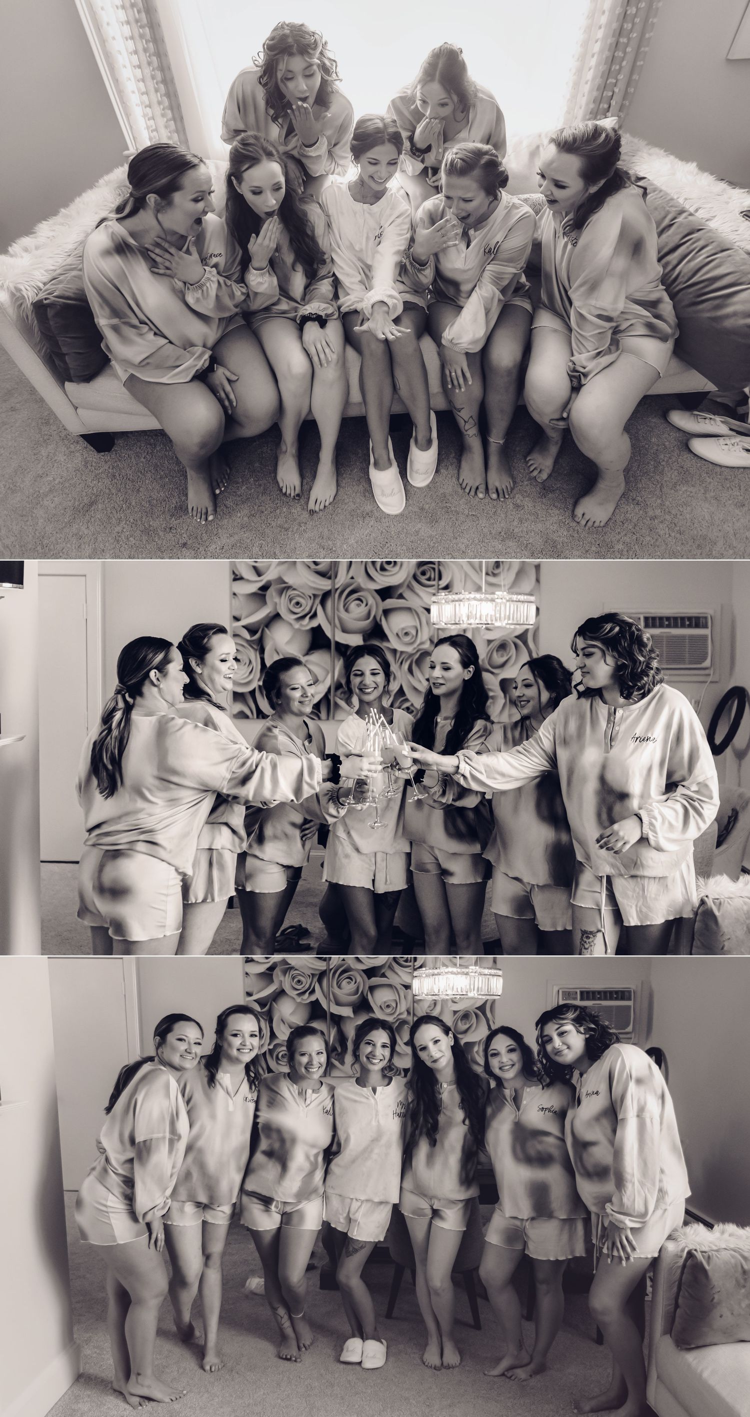 Old Daley on Crooked Lake Wedding Bride and Bridesmaids