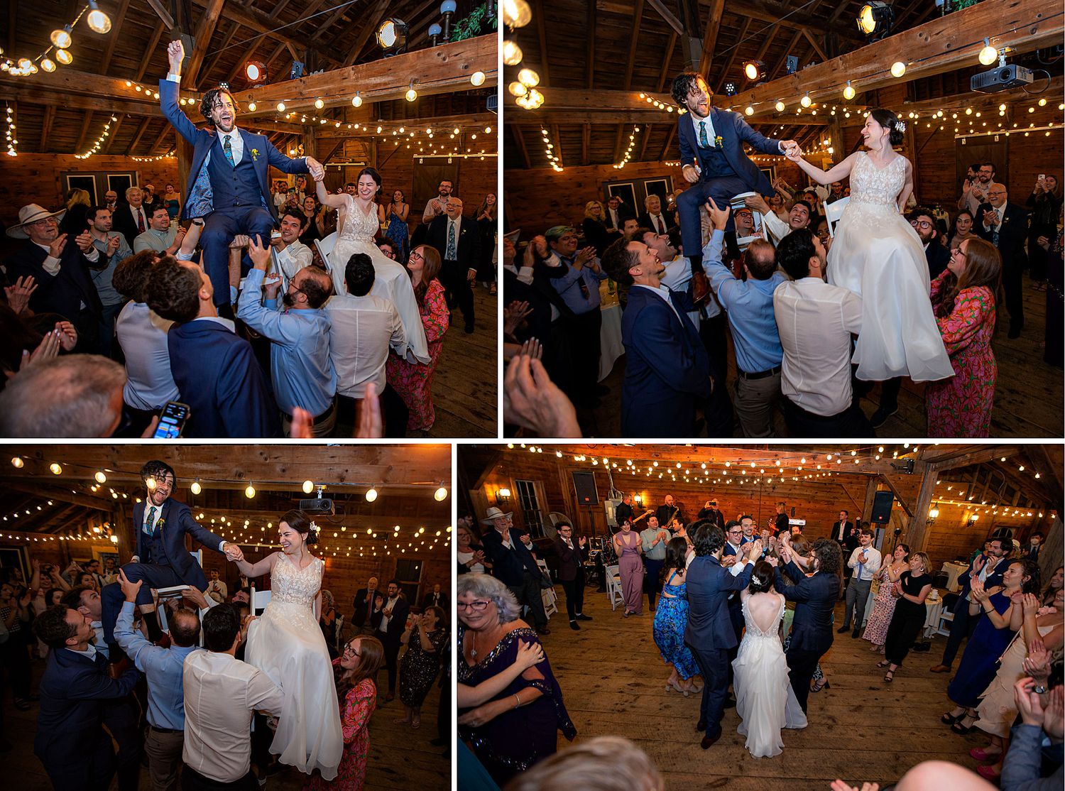 The Mansion Inn of Saratoga Springs NY Bride & Groom Jewish Wedding Reception Horah