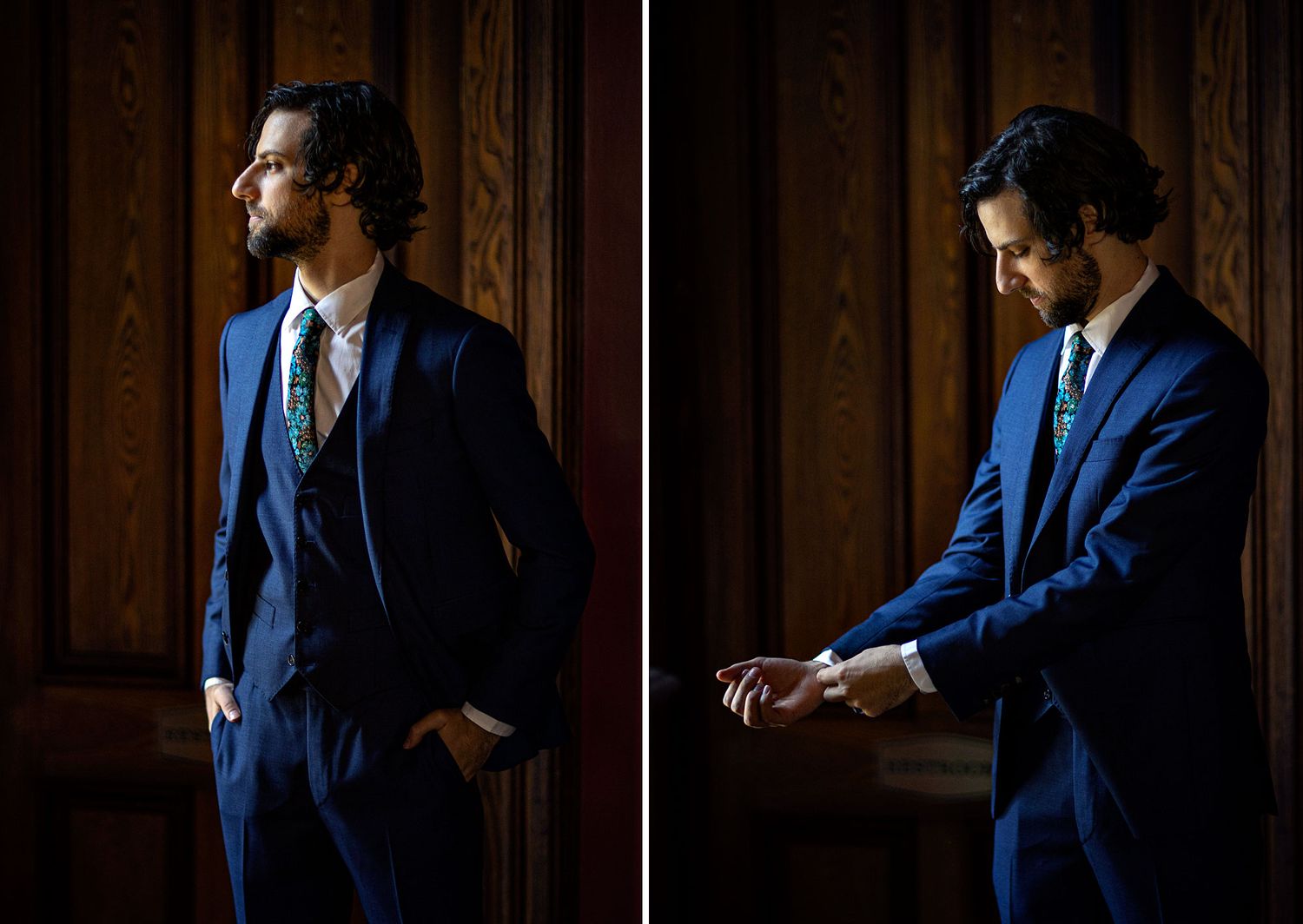 The Mansion Inn of Saratoga Springs NY Wedding Photography Groom Getting Ready