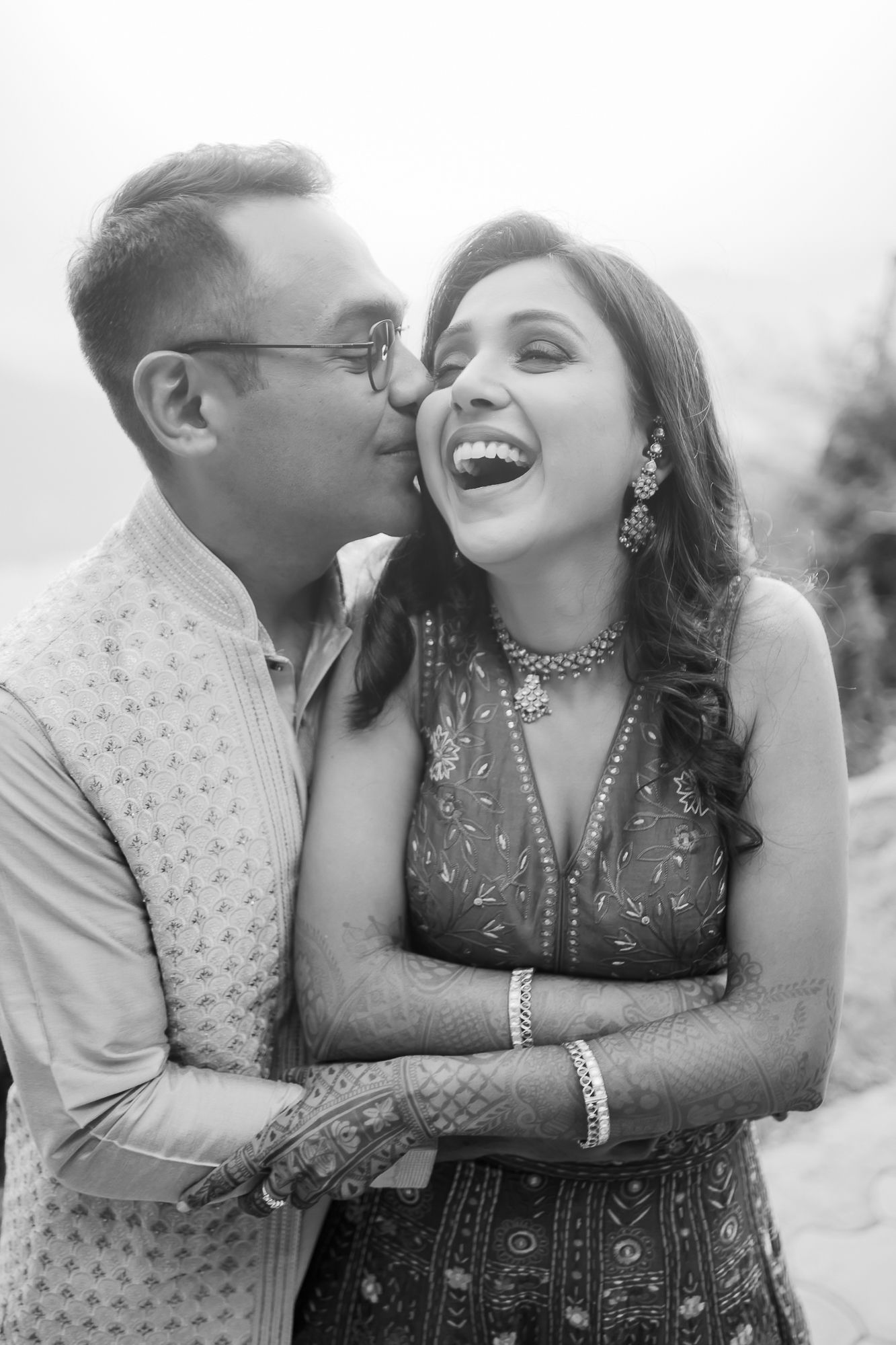 Fine-art wedding photography of the Indian Wedding of Apoorva and Indrajeet in the Himalayas at Daleside Manor Kasauli, India