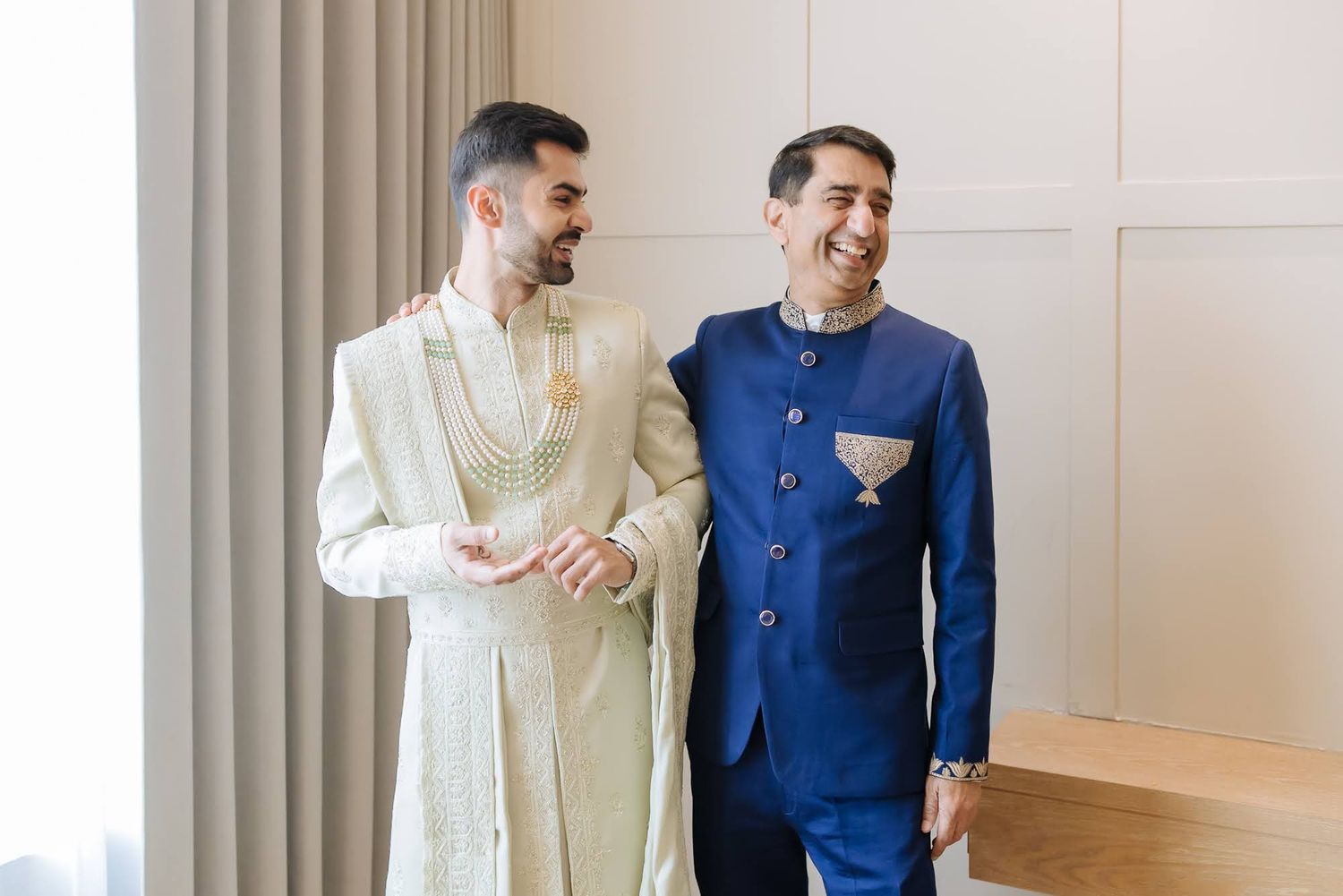 Shorye preparing for his Punjabi wedding surrounded by family at Tivoli Chattarpur