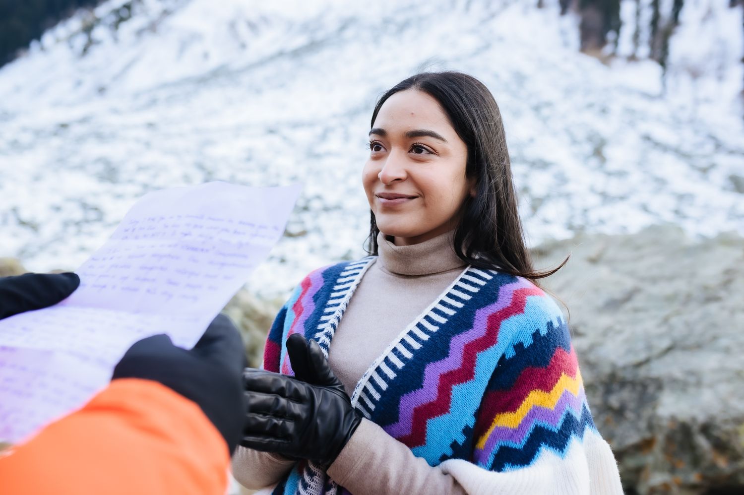 Romantic Travel inspired and pre-wedding vows amidst Gulmarg mountains, fine-art editorial photography by Beginnings For You