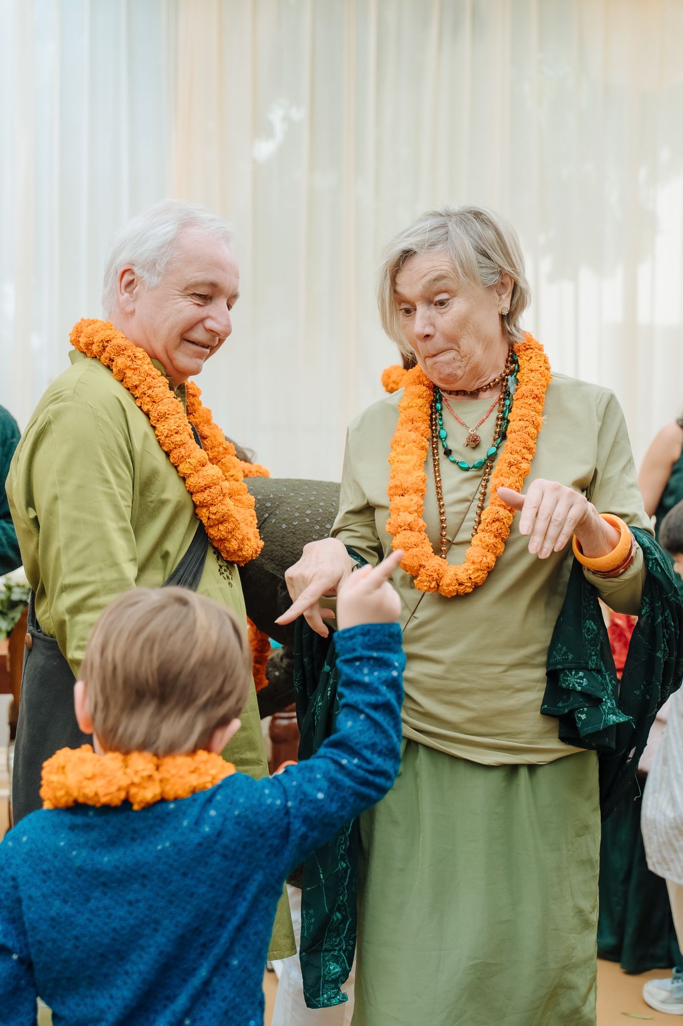 Joyful family moments during the Mehendi celebrations in Chandigarh