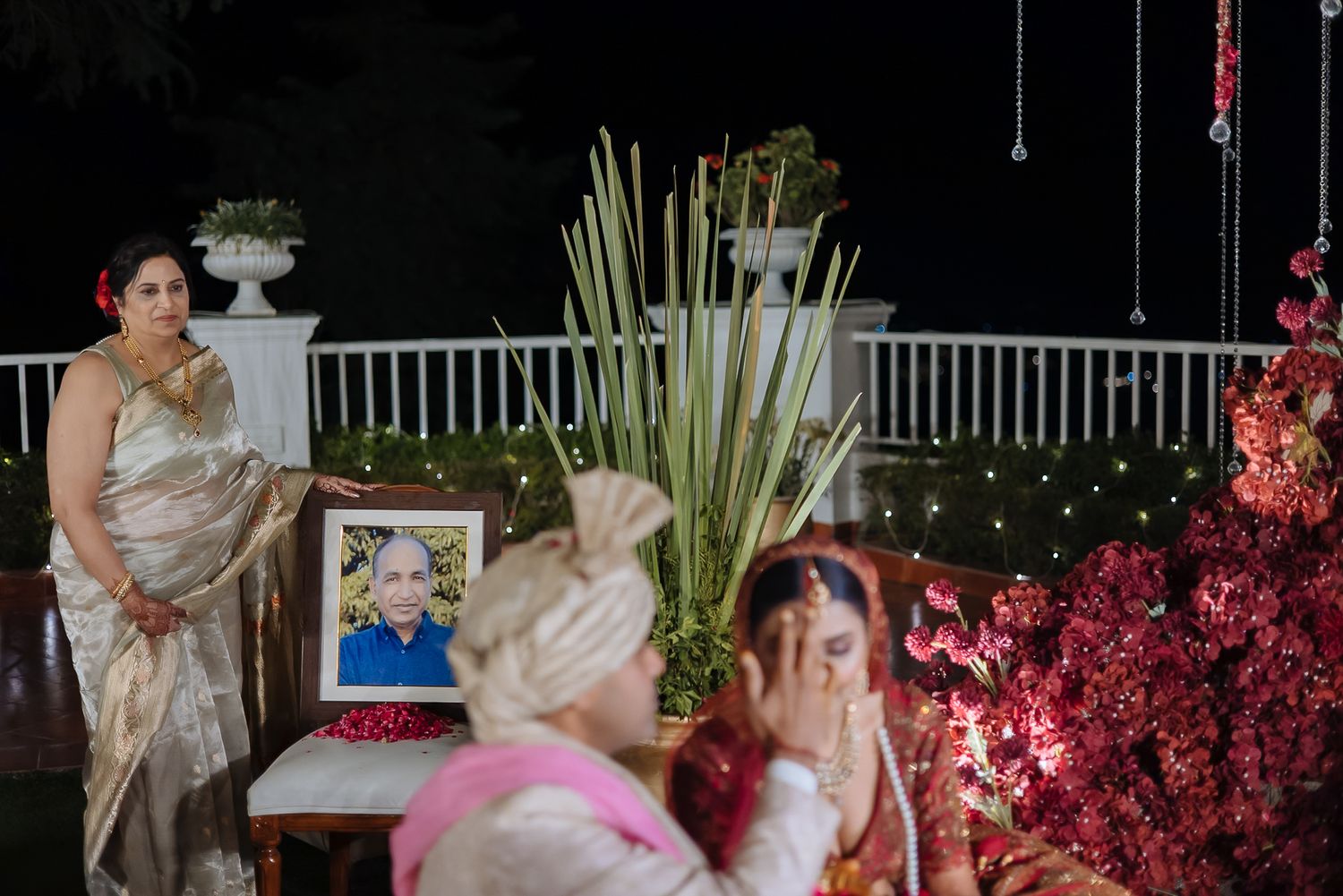Indian wedding ceremony of a bride and groom taking feras at their intimate wedding of 30 guests in the hills at Daleside Manor, Kasauli