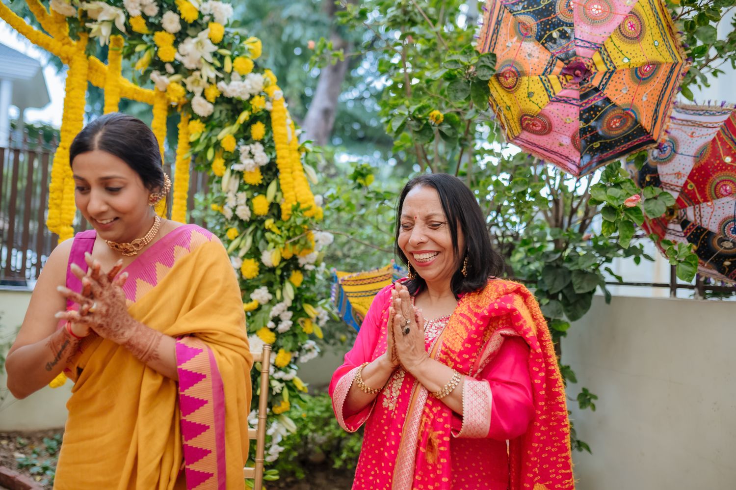Traditional Punjabi Chooda ceremony captured in a candid storytelling style during an indo-norwegian wedding in Chandigarh