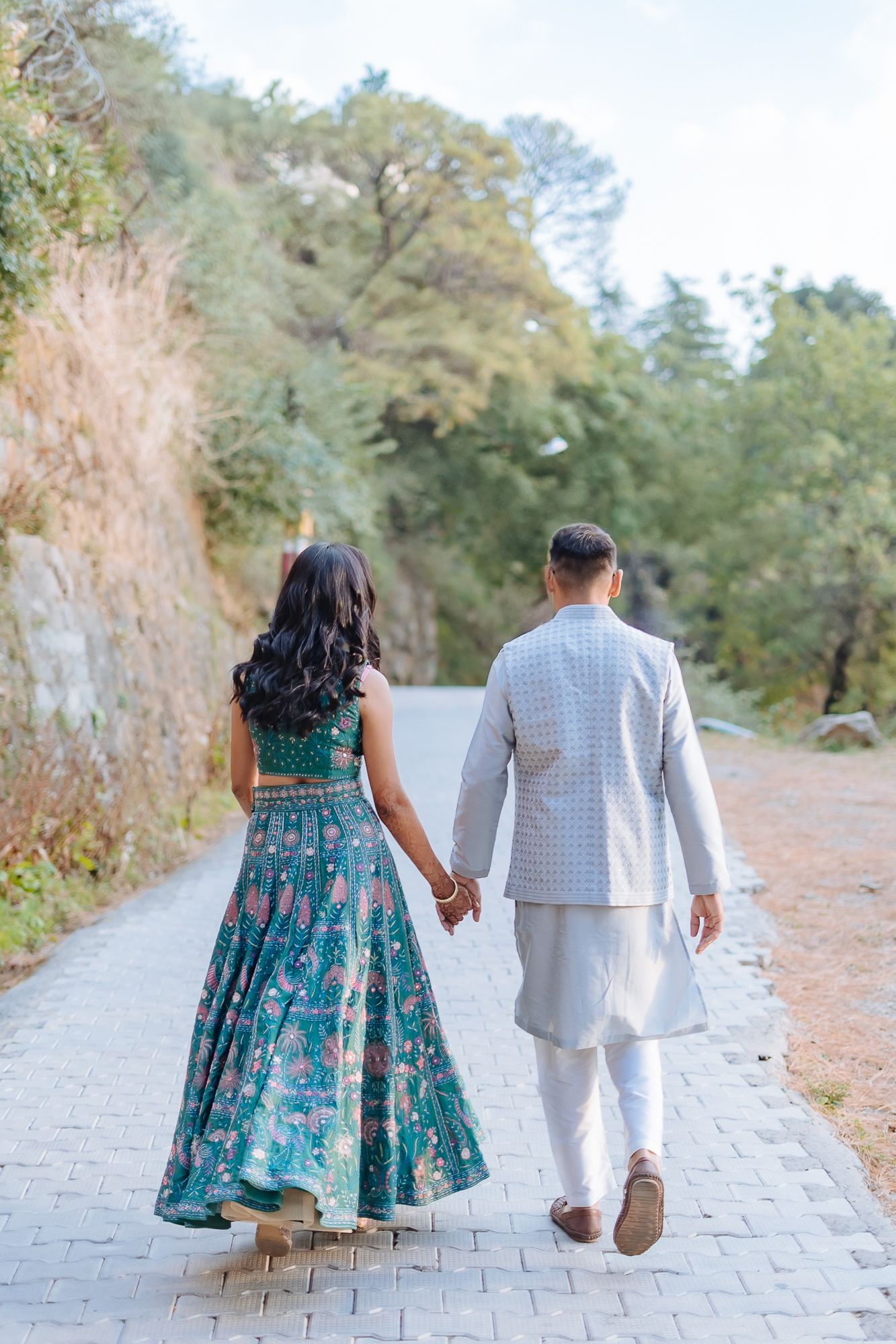 Fine-art wedding photography by BeginningsForYou for Apoorva and Indajeet in the Himalayas at Daleside Manor, Kasauli, India