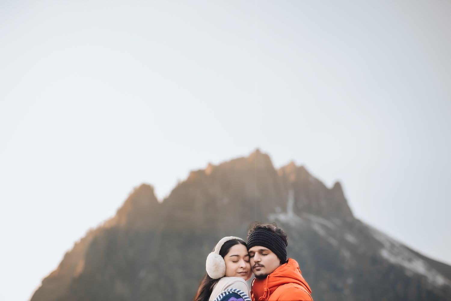 Romantic Travel inspired and pre-wedding vows amidst Gulmarg mountains, fine-art editorial photography by Beginnings For You