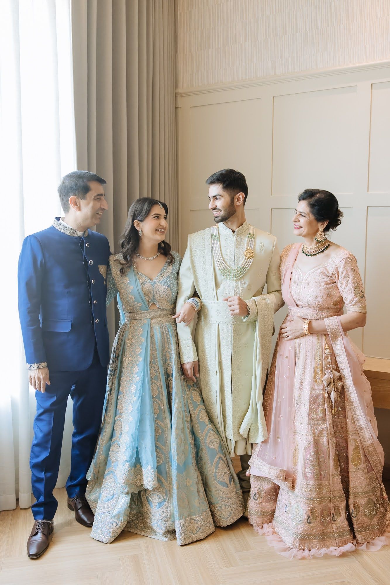 Shorye preparing for his Punjabi wedding surrounded by family at Tivoli Chattarpur