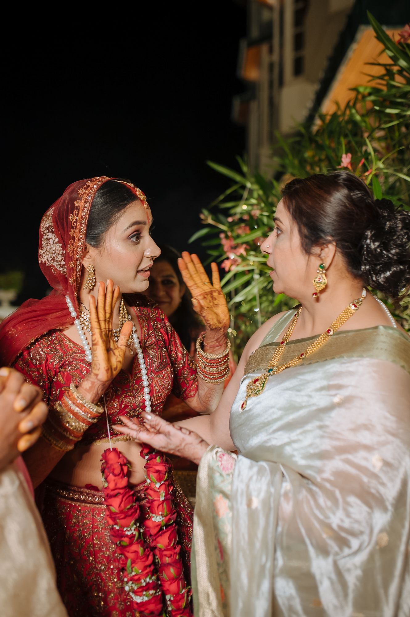 Indian wedding ceremony of a bride and groom taking feras at their intimate wedding of 30 guests in the hills at Daleside Manor, Kasauli