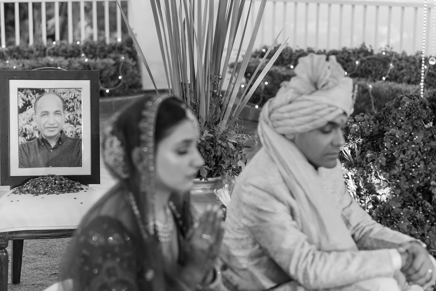 Indian wedding ceremony details at their intimate wedding of 30 guests in the hills at Daleside Manor, Kasauli