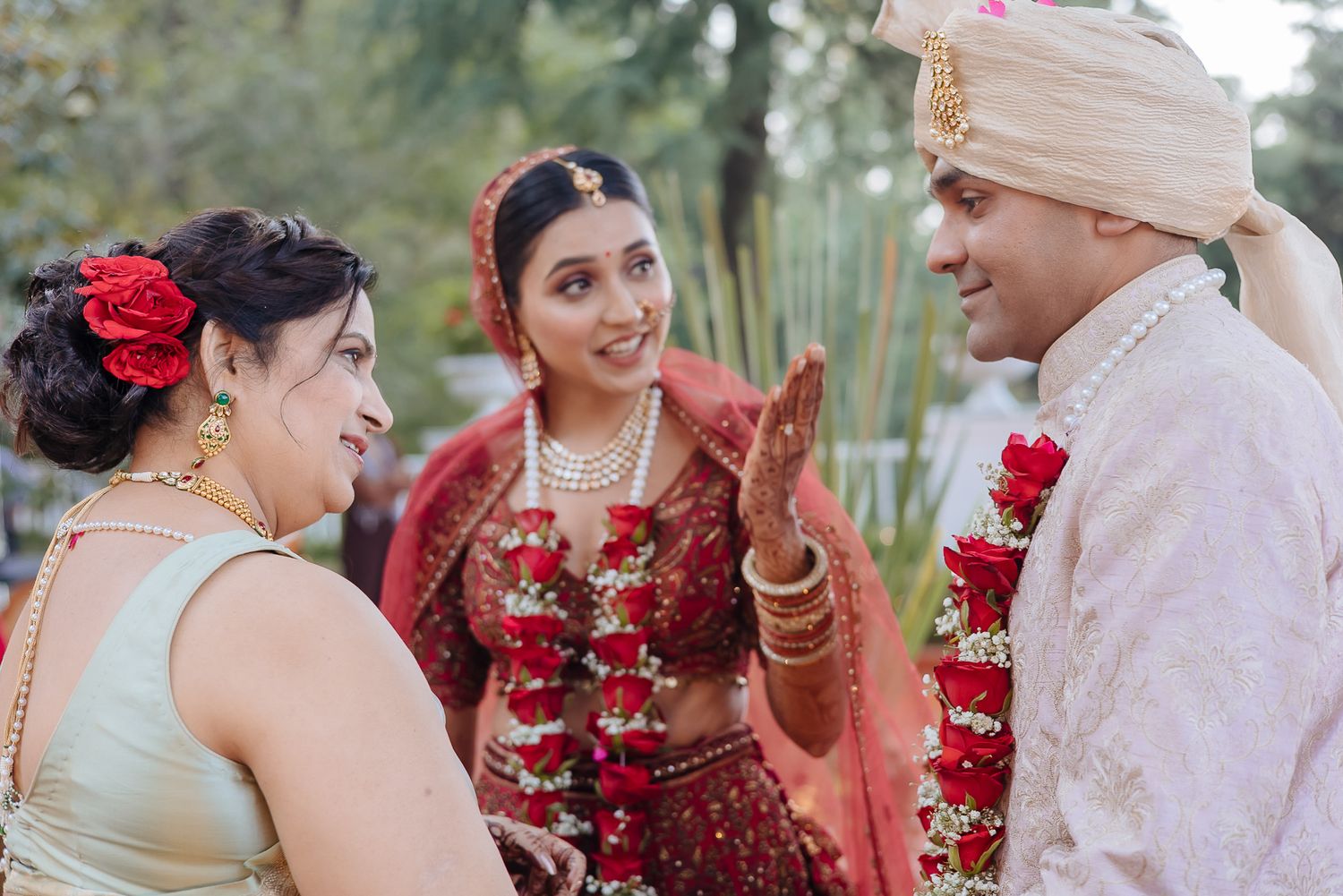 Emotional and hearty storytelling moments of an Indian Bride and groom at an intimate wedding of 30 guests in the hills in Kasauli.