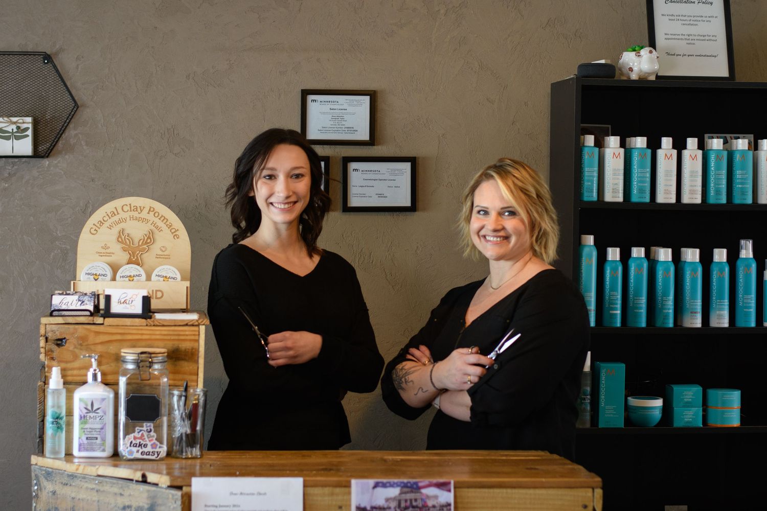 hair salon branding
