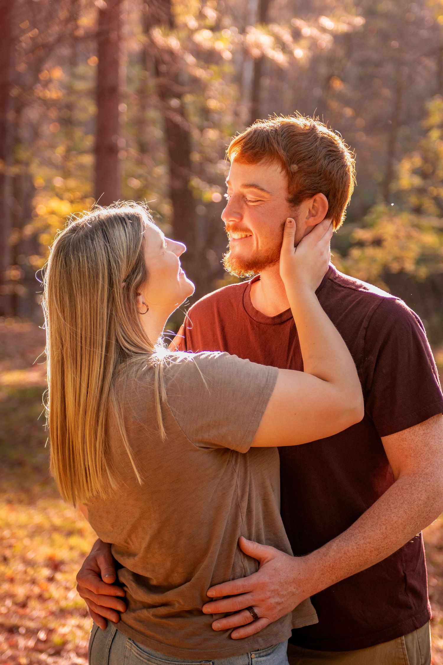 golden hour couple