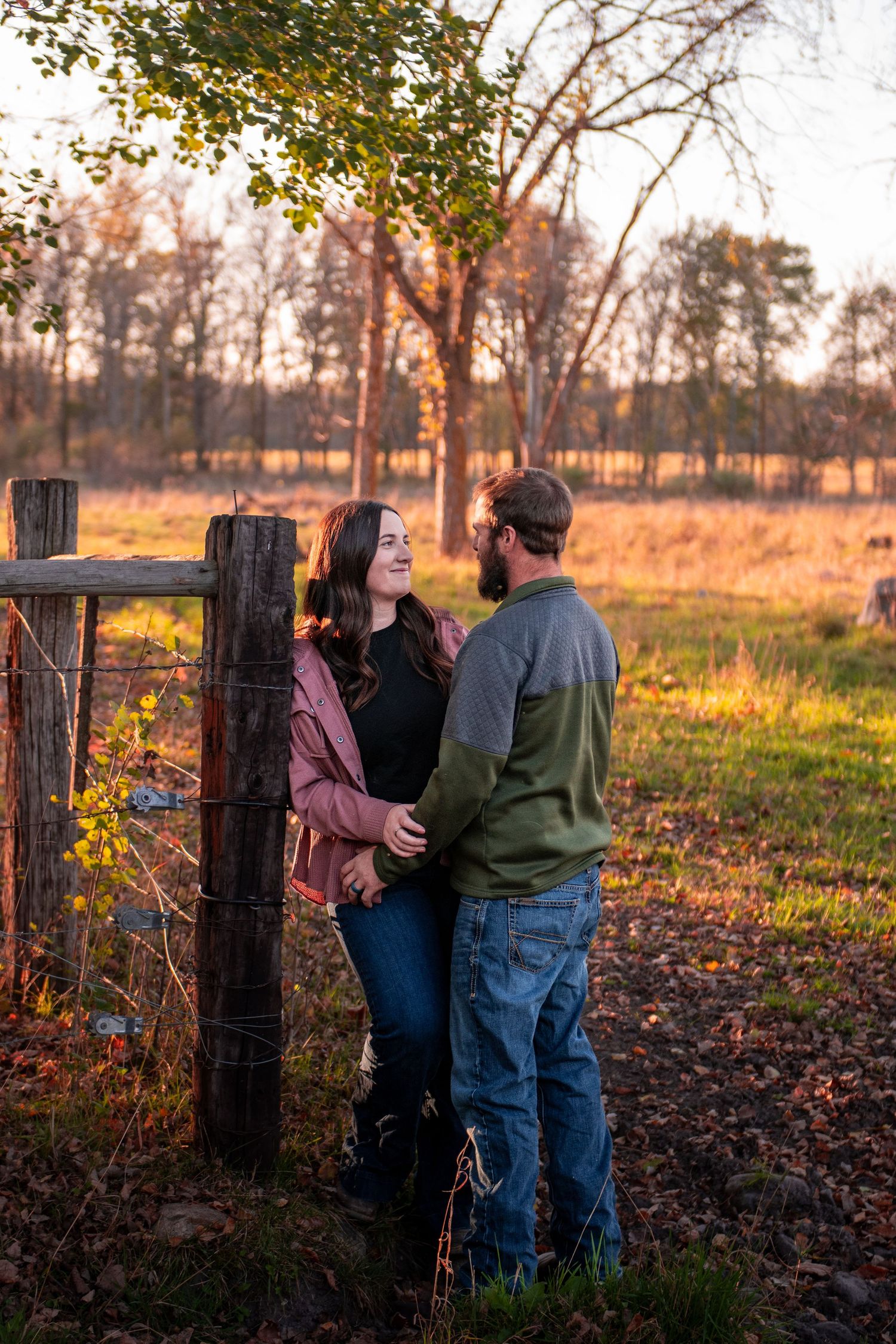 golden hour rustic photos