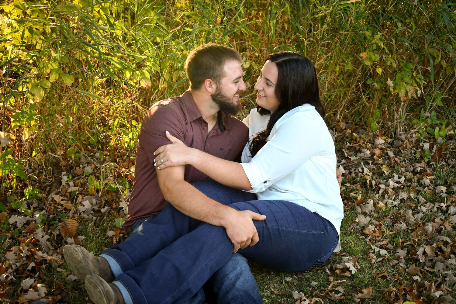 golden hour engagement