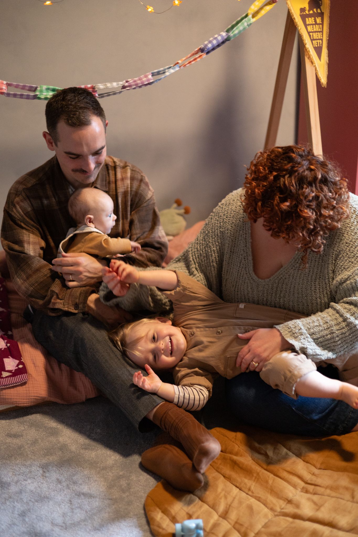 Family Christmas photoshoot in Telford