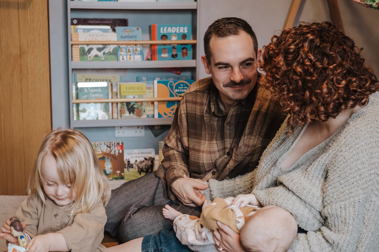 Family Christmas photoshoot in Telford