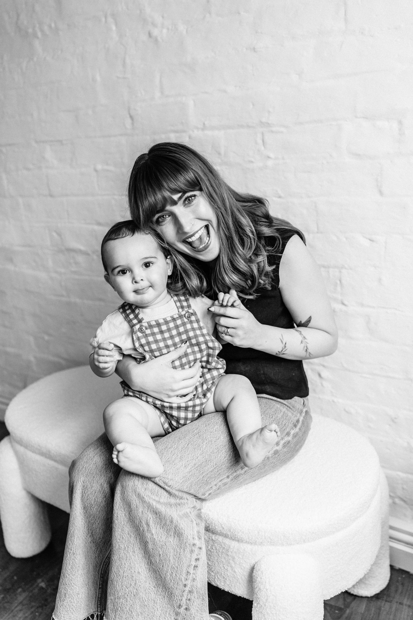 Sitter photoshoot in photography studio in Telford, Shropshire