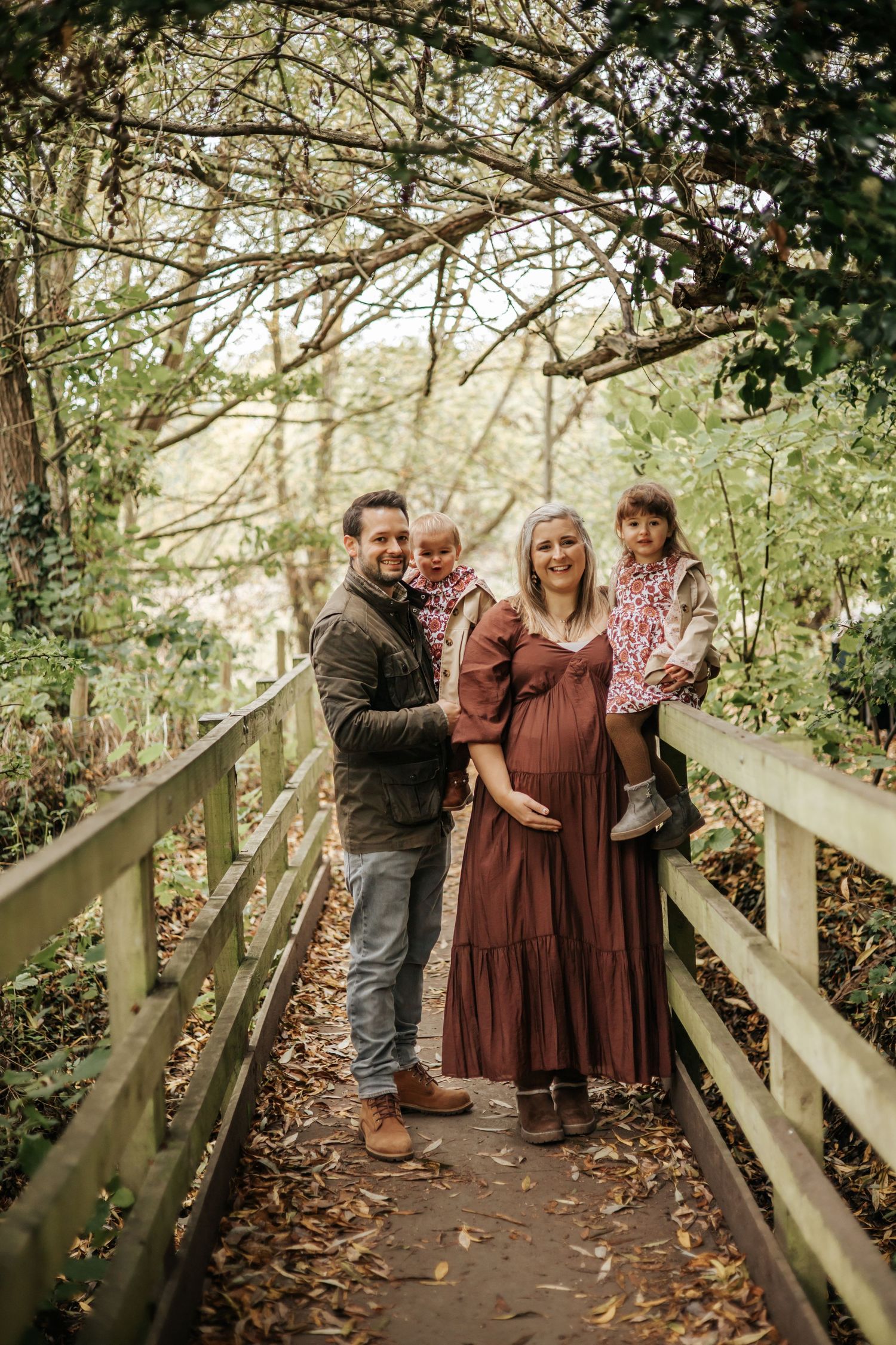 A family photoshoot in Telford.