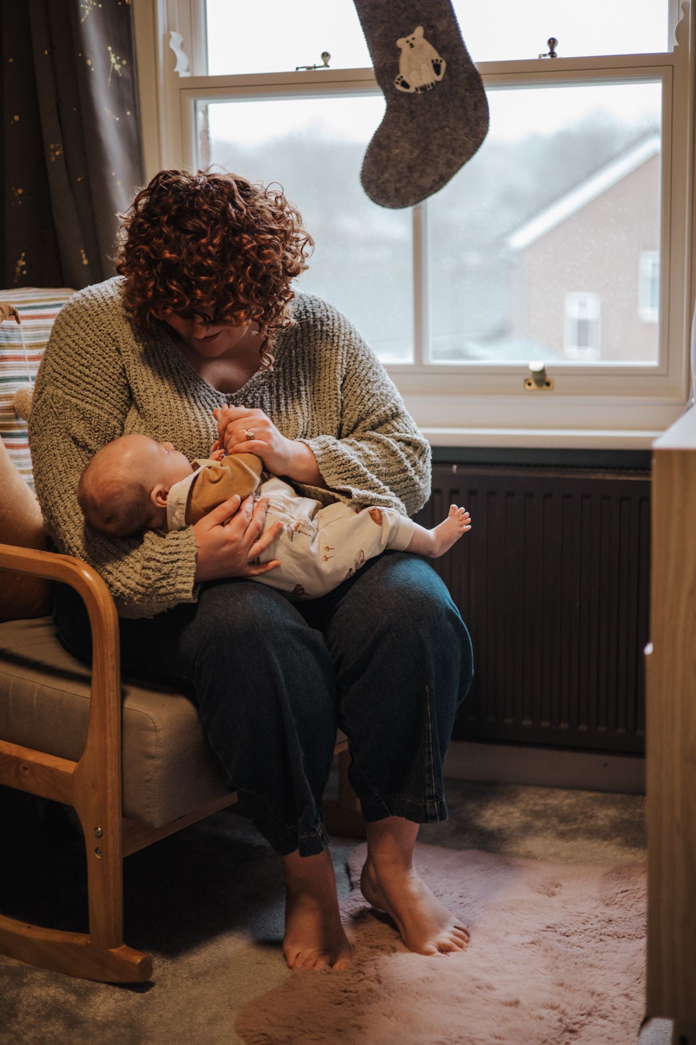 Family Christmas photoshoot in Telford, Shropshire