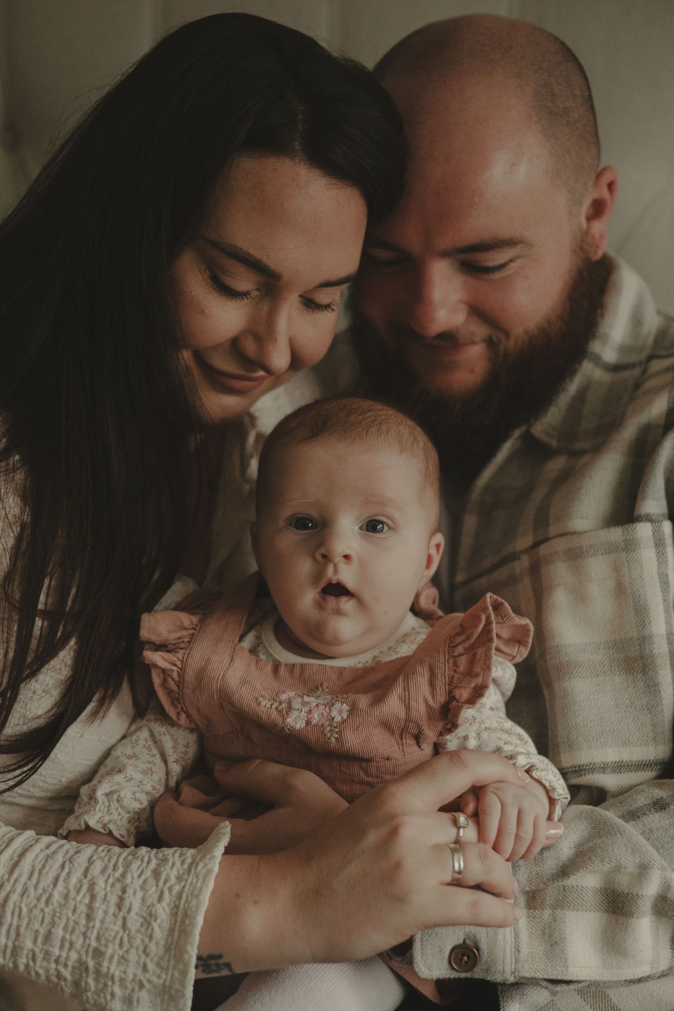 Family newborn photoshoot in Telford.