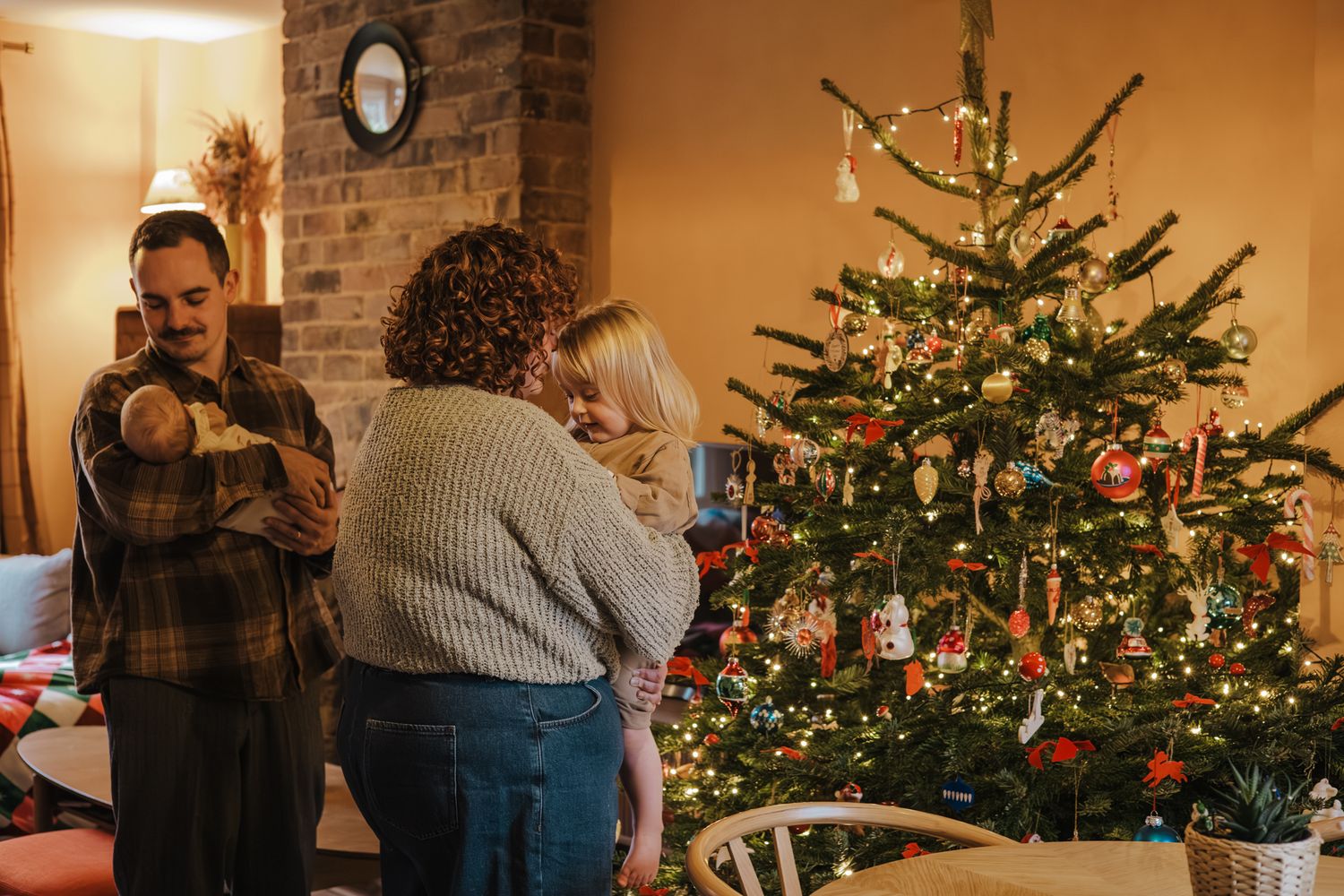 Family Christmas photoshoot in Telford