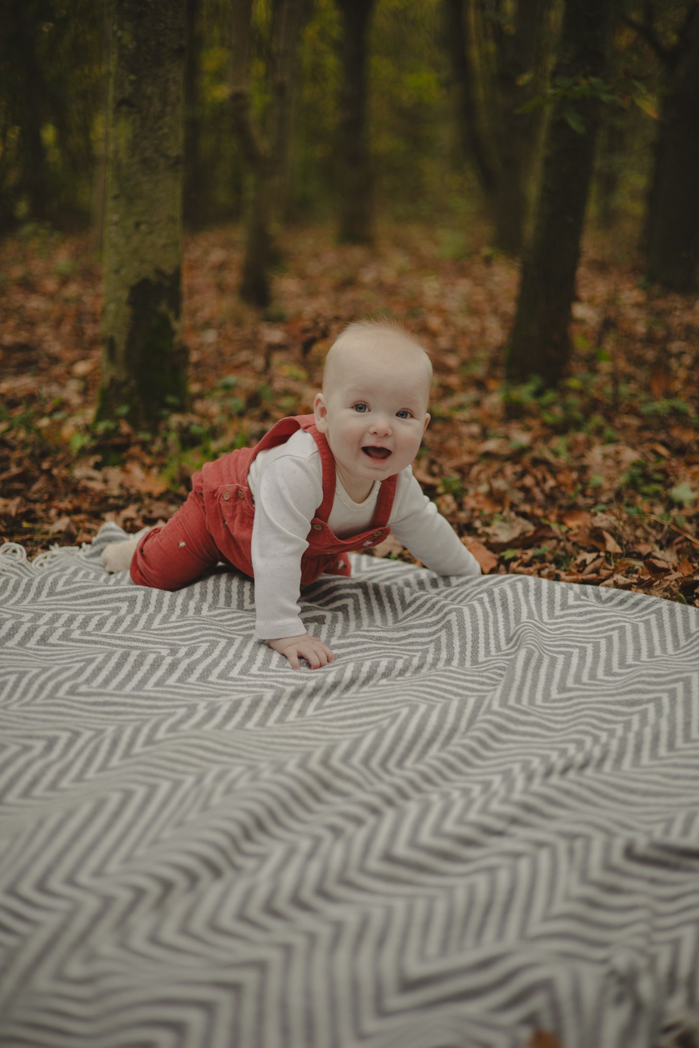 A little girl during a milestone photoshoot in Telford, Shropshire.