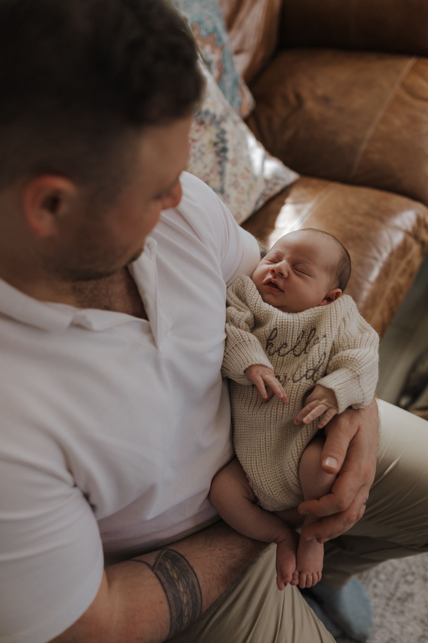 Newborn at home photography in Telford