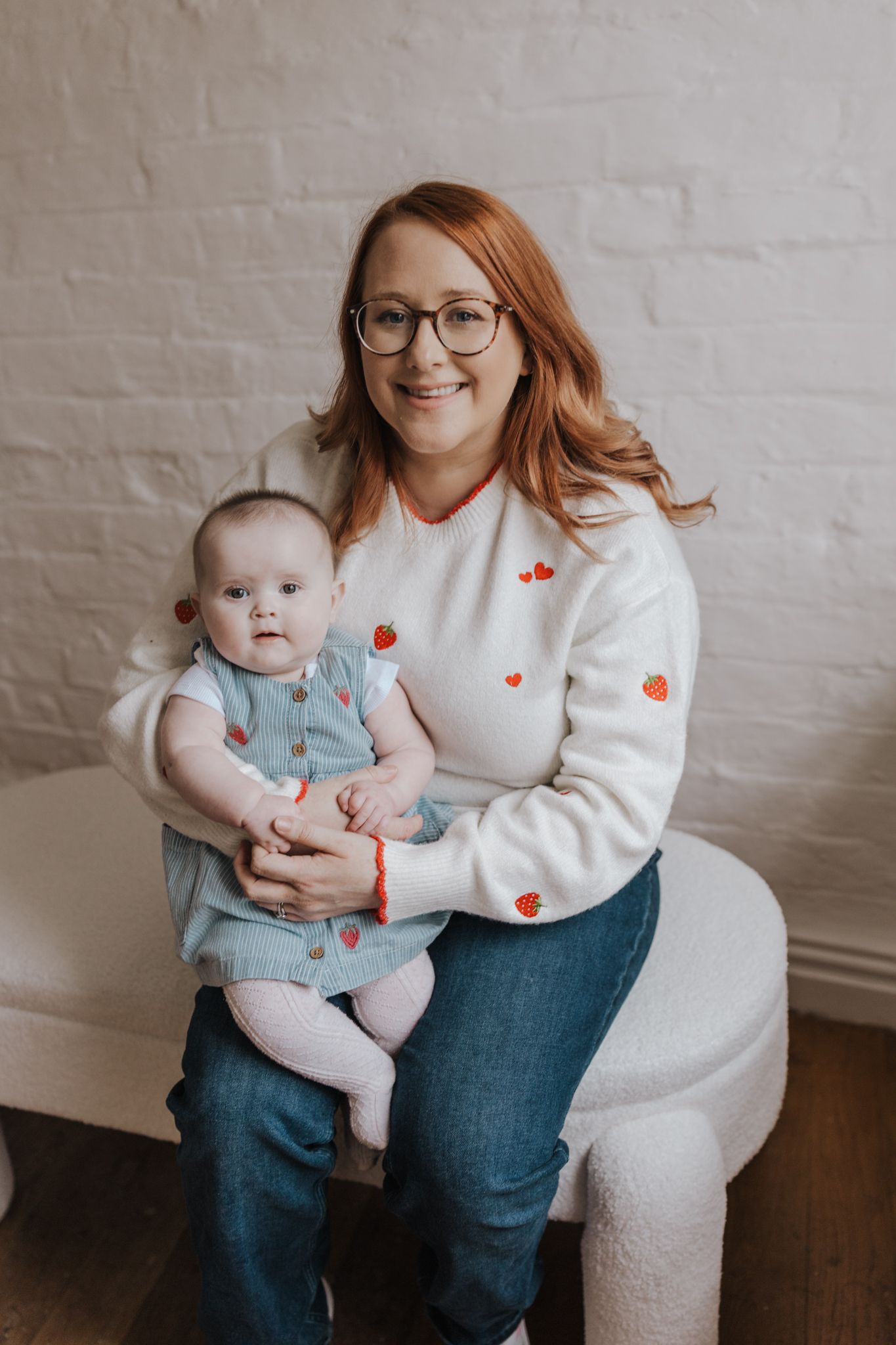Mummy and me session in a photography studio in Telford, Shropshire.