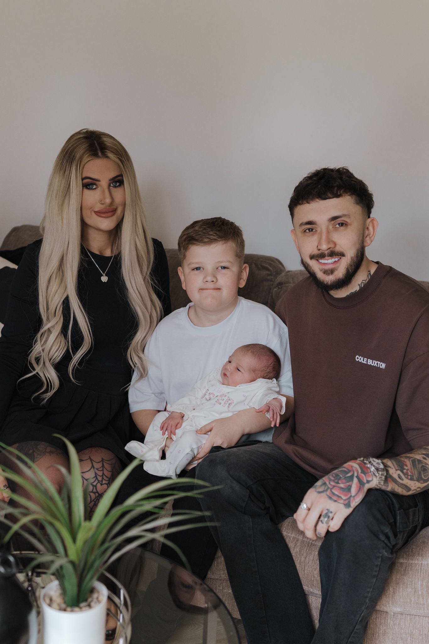 Family of four photoshoot