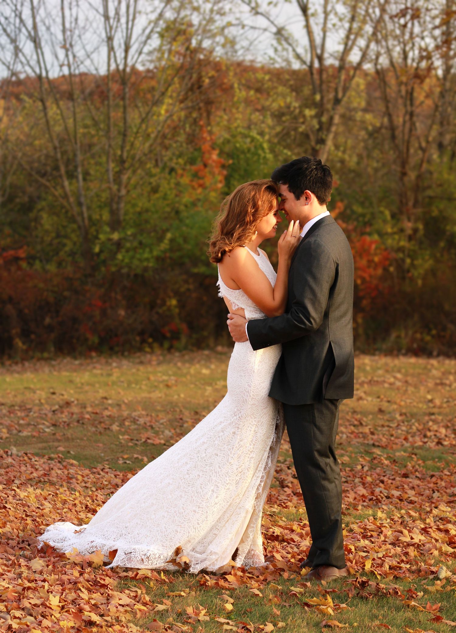 Married Couple at Lemon Lake Park in Cedar Lake