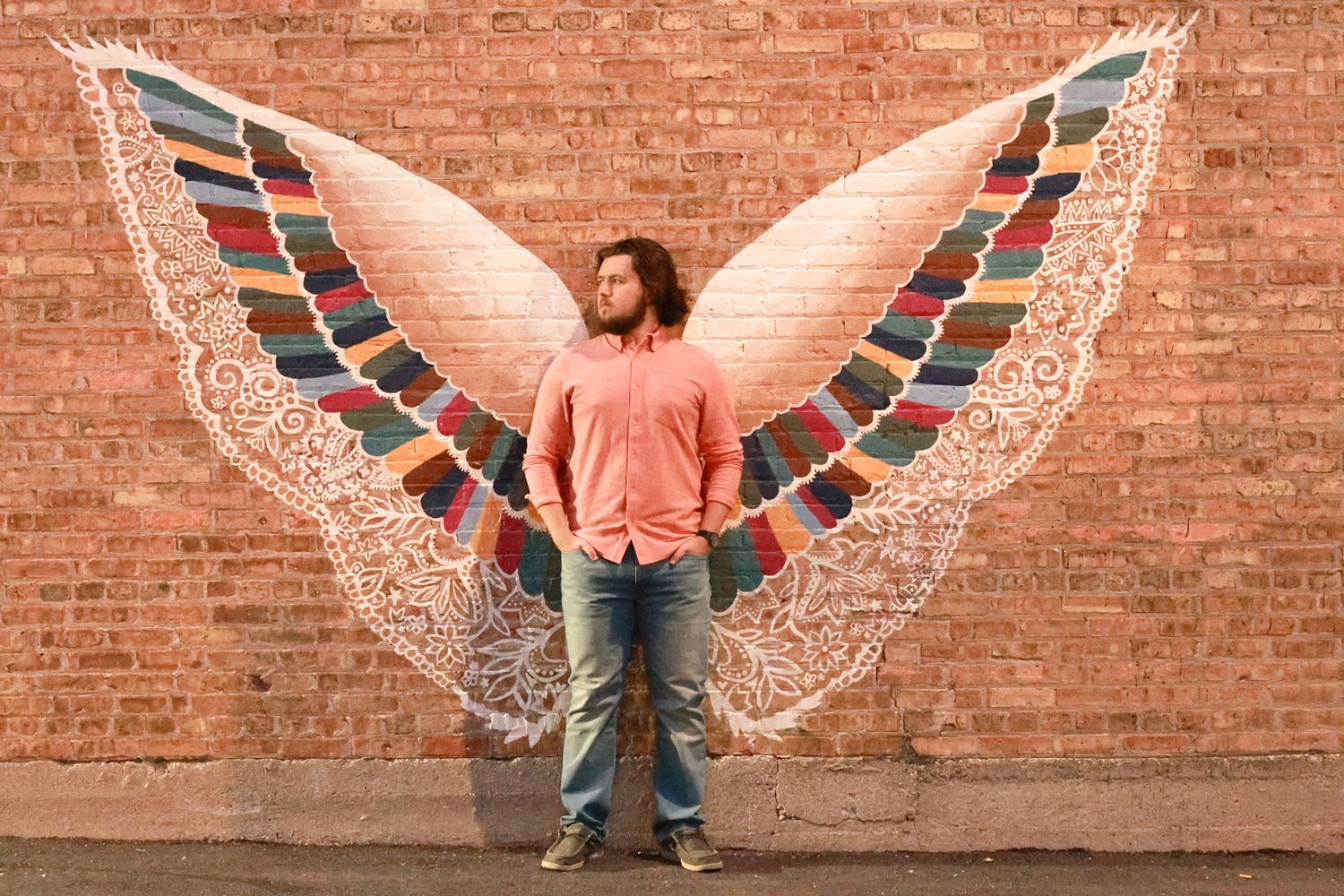 senior 2025 portrait on the square in crown point Indiana