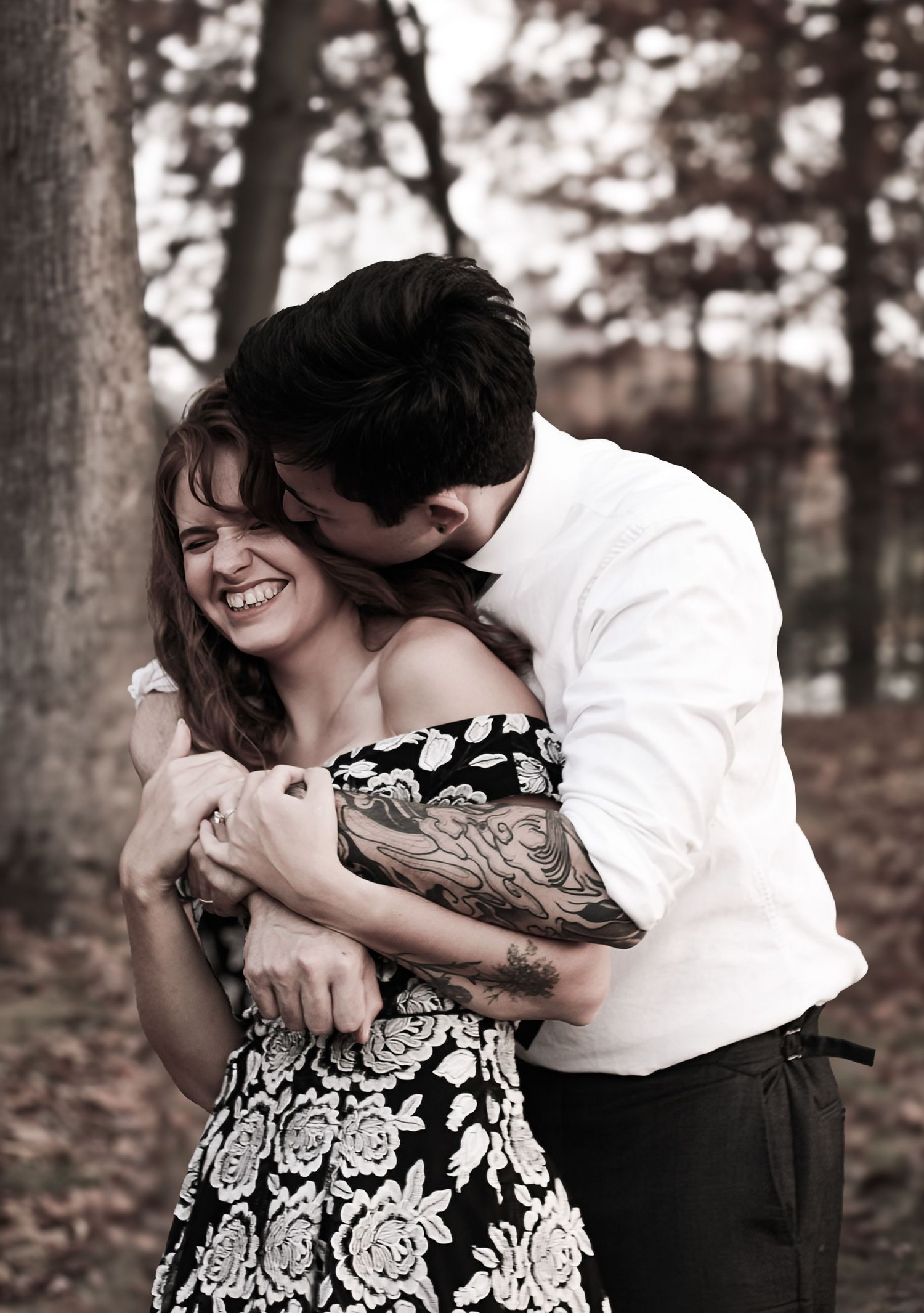 Married Couple at Lemon Lake Park in Cedar Lake