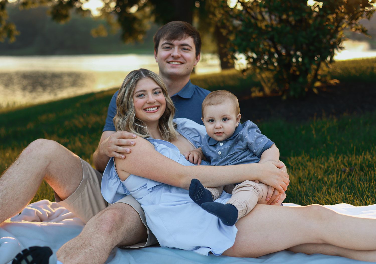 family photo with baby