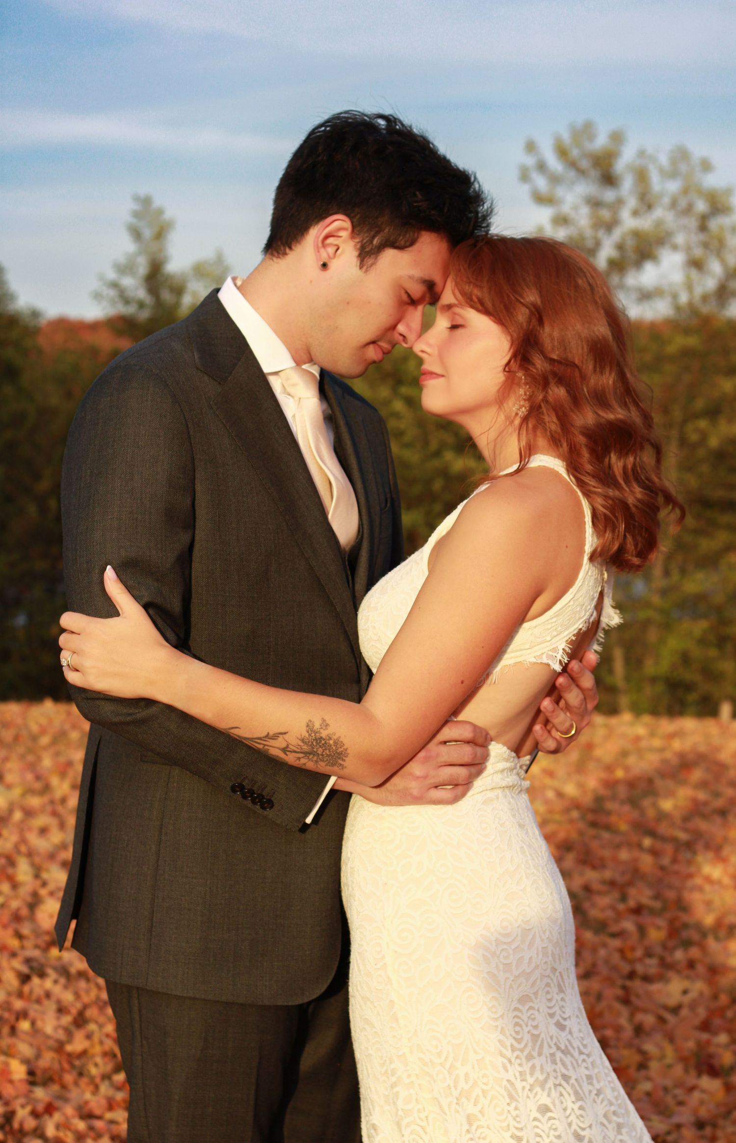 Married Couple at Lemon Lake Park in Cedar Lake