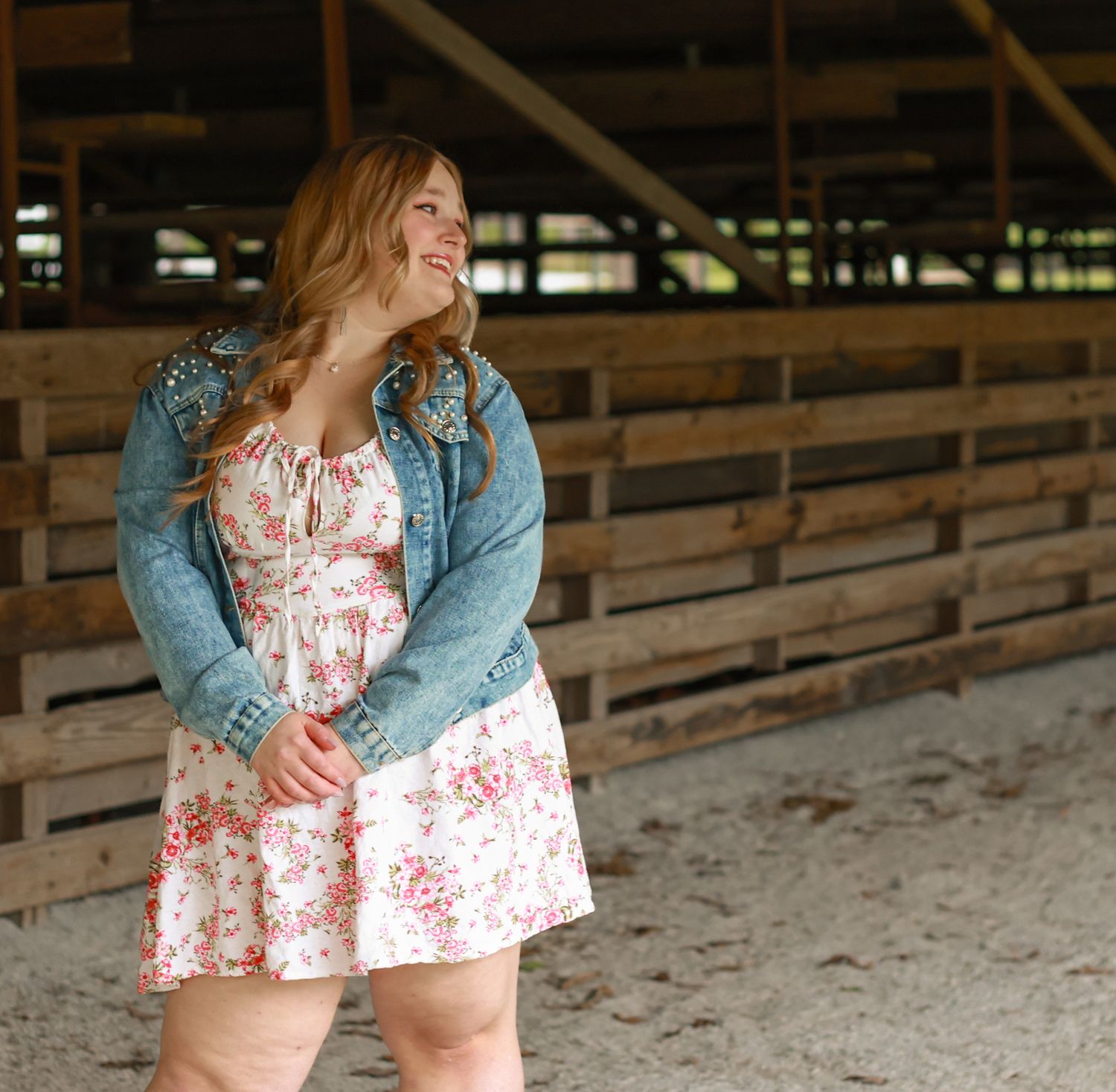 senior 2025 portrait at the Lake County Fairgrounds